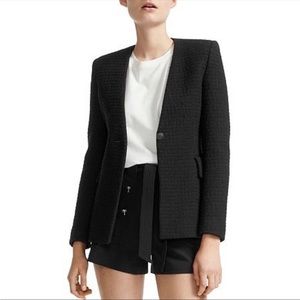 Maje Varlo single button tweed blazer